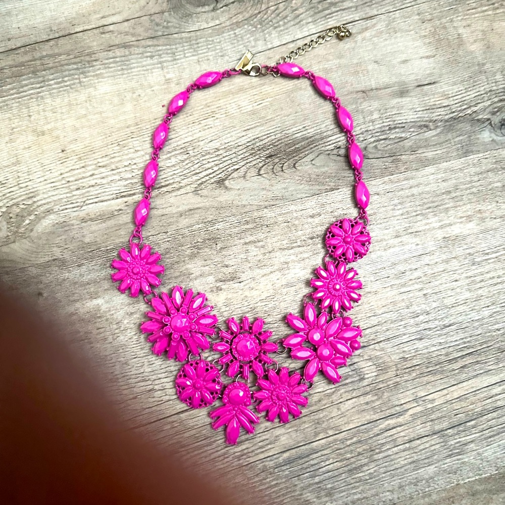 Hot pink INC necklace
